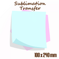 Sublimation Transfer Tasse 100 mm x 240 mm