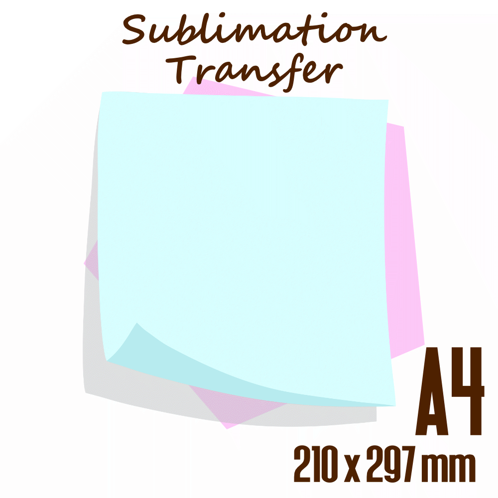 Sublimation Transfer DIN-A4 (210 x 297 mm)