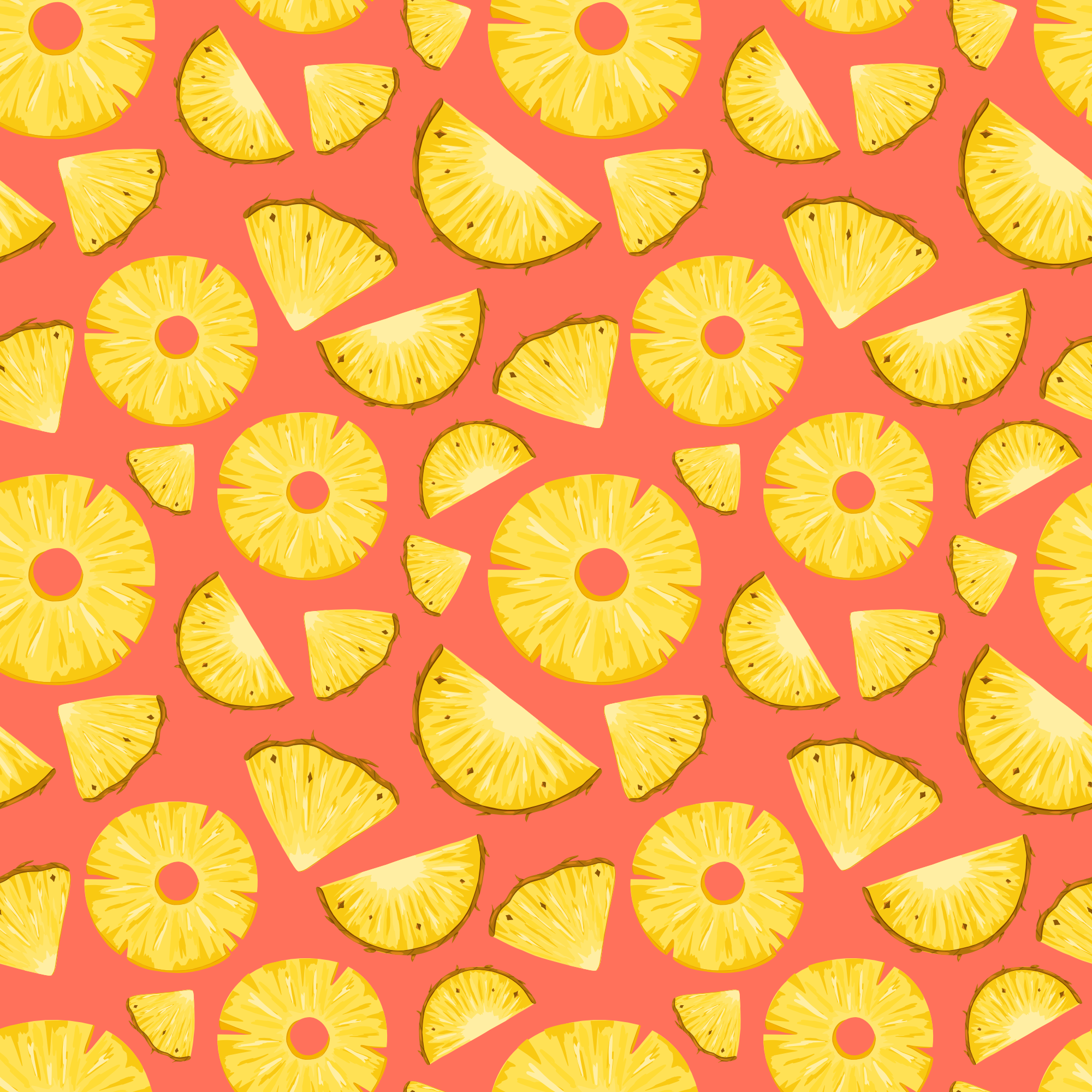 Farbenfrohe Getränkeuntersetzer mit sommerlichen Fruchtmotiven