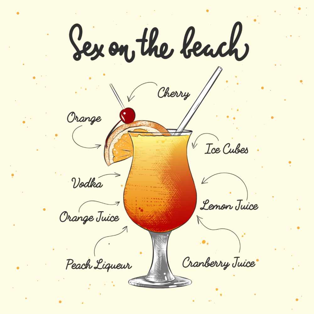 Cocktail Untersetzer mit Rezepten - Bunte untersetzer für Sommer-Deko & Hausbar